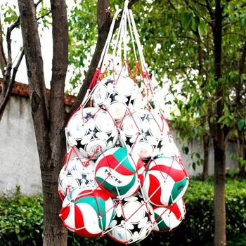 1 шт. футбольная сетка, нейлоновая сумка для хранения Bold, переносное оборудование для переноски одного мяча, спорт на открытом воздухе, Футбол, Баскетбол, Волейбольная сумка