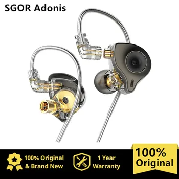 SGOR Adonis 1DD + 1BA Гибридная Технология Наушники-вкладыши Монитор Hi-Fi Super Bass Наушники Высокое Качество Звука Музыкальные Наушники VENUS
