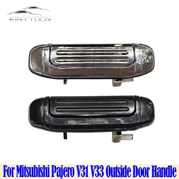 Для Mitsubishi Pajero V31 V33, Наружная дверная ручка, ручка для открывания крышки, Хромированная крышка, корпус капота