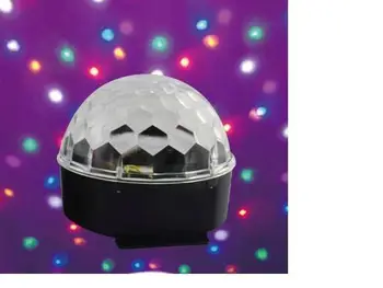 RA-T-01, красочный светодиодный хрустальный магический шар с пультом дистанционного управления, звукоуправляемый, KTV, бар, светодиодные сценические светильники