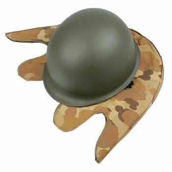 . Война во Вьетнаме, боевой шлем армии США M1 с подкладкой Mitchell, набор реконструкций военных действий