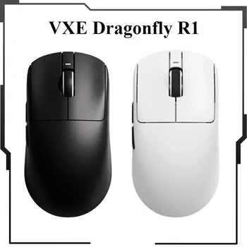 Vgn Мышь Vxe Dragonfly R1 Беспроводная Игровая Мышь Paw3395 Легкая Эргономичная Мышь Vxe R1 Se Pro Max Аксессуары Для Геймерских ПК