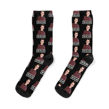 носки tom holland в стиле хип-хоп, рождественские носки happy для женщин и мужчин
