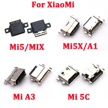 5ШТ Разъем для USB-порта зарядки для Xiaomi Mi A1 A2 A3 5X 6X 5S Plus 5C 5 6 Mix Разъем для розетки зарядного устройства Запасные части