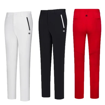 Летняя новая одежда для гольфа 2024, мужские брюки для гольфа из Эластичной, дышащей ткани без морщин, Модные мужские быстросохнущие брюки