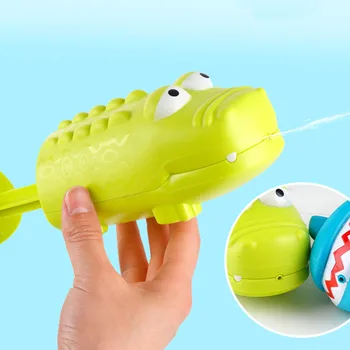 Водная Игрушка Летняя Ванная Комната На Открытом Воздухе Акула Крокодил Спрей Для Воды
