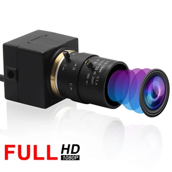 2.8-12mm Ручной зум с переменным фокусным расстоянием 2MP USB веб-камера MJPEG 100 кадров в секунду при 480P, 60 кадров в секунду при 720,30 кадров в секунду 1080P Мини-бокс Cmos Usb-камера HD 1080P