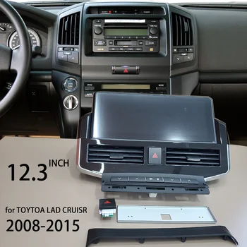 Мультимедиа Android 13 для Toyota Land Cruiser 200 2008 - 2015 Автомагнитола с 15-дюймовым экраном LC200 GPS-навигация CarPlay Player 128 ГБ