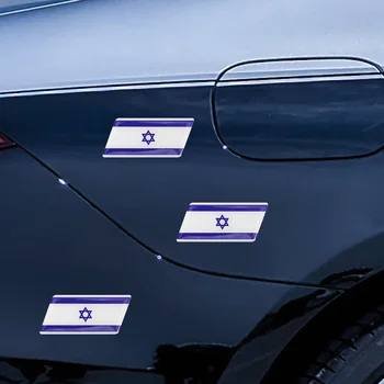 Наклейки для автомобилей, американские флаги, наклейки для грузовиков, бампер, капот, Внешние алюминиевые бамперы, Израильский металл