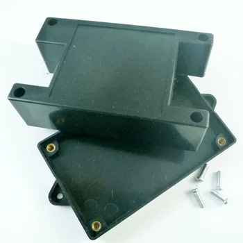 Черный пластиковый корпус Корпус из материала ABS Распределительная коробка для электронных модулей RS485 RS232 Wifi реле контроллера двигателя
