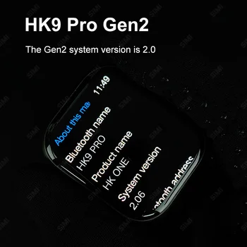 HK9 Pro Gen2 AMOLED Smart Men Women SMARTGPT Compass NFC Умные Часы Всегда На Дисплее Спортивные Часы Для Android IOS 2023 Новинка