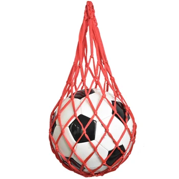 1 шт. Сумка для футбольной сетки, нейлоновая сумка для хранения, уличные футбольные Баскетбольные волейбольные сумки для переноски, сумка для хранения спортивных мячей