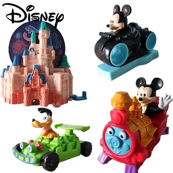 Игрушки Disney Mickey McDonald's С Мультяшным Детским Поездом, Игрушки Kawaii, Милые Игрушки Для Родителей и детей, Подключаемые Мобильные Игрушки, Подарок На День Рождения