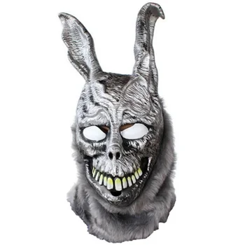 Топы из фильма о косплее Донни Дарко Маска Фрэнка злого кролика реквизит для вечеринки на Хэллоуин латексная маска для всего лица