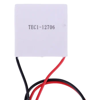 Термоэлектрический охладитель Радиатора TEC1-12706 65 Вт 12V 5.8A Охлаждающий Модуль Пластины Пельтье 40x40 мм для Охлаждения при производстве электроэнергии
