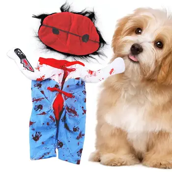 Одежда для домашних животных на Хэллоуин, одежда для собак, тема страшных костюмов, Креативная Одежда для котенка, Мягкие и дышащие Аксессуары для костюмов для домашних животных      