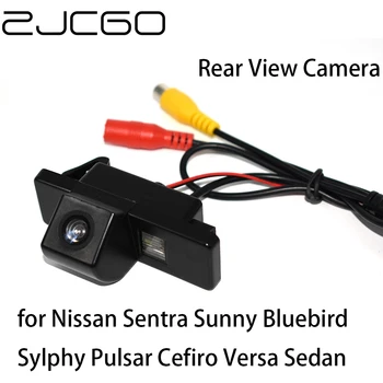 Водонепроницаемая Камера Для Парковки Заднего Вида Автомобиля ZJCGO для Nissan Sentra Sunny Bluebird Sylphy Pulsar Cefiro Versa Седан