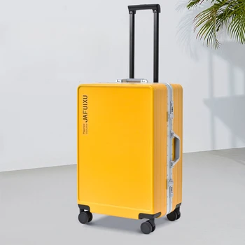 Дорожный чемодан большой емкости мужская и женская дорожная сумка для багажа с таможенным замком и широкой тягой для дропшиппинга багажника