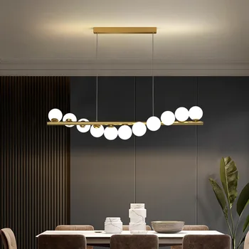 Потолочные люстры Nordic LED Glass Balls G9 Подвесные светильники для гостиной, столовой, кухни, Подвесной светильник, Декоративная лампа
