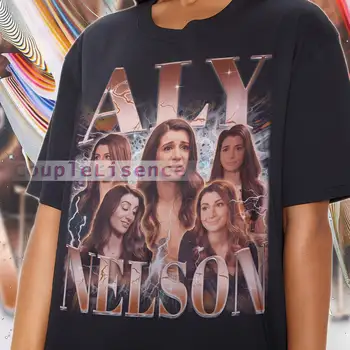 Винтажная рубашка New Girl ALY NELSON, футболки Aly Nelson Homage в стиле ретро, фильм Aly Nelson, свитер New Girl 90-х, Aly Nelson Me