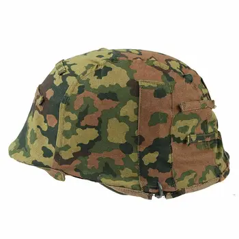 . Реверсивный чехол для шлема немецкой элиты M35 времен Второй мировой войны, весенне-осенние военные реконструкции из дубового камуфляжа
