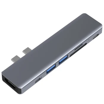 Концентратор USB 3.1 Type-C к HDMI-совместимому адаптеру 4K Thunderbolt 3