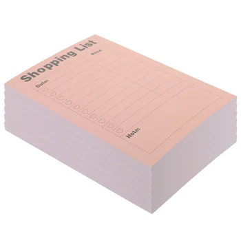 6 книг блокнота для планирования списка покупок Удобный планировщик списка покупок блокнот карманный блокнот