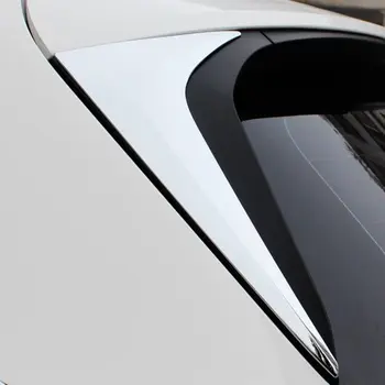 Для Mazda CX-5 cx5 CX-8 2017-2020 CX-9 2016-2019 Хромированная Боковая Дверь, Окно заднего Вида, Спойлер, Отделка, Треугольная Вставка, Гарнир