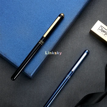 PLATINUM SBTB-1000/1500 H, Металлическая Ручка для подписи в Деловом офисе, Гелевая Ручка, Черная Заправка 0,5 мм, Противоскользящий дизайн с низкой гравитацией