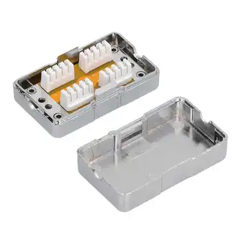 Распределительная коробка CAT6, Монтажные коробки из АБС-пластика, однопортовые с монтажными инструментами для электронного оборудования для связи