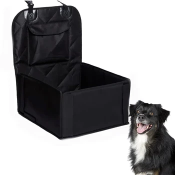 Автомобильное собачье сиденье для маленьких и средних собак, очень большая сумка, ремень безопасности на переднем и заднем сиденьях