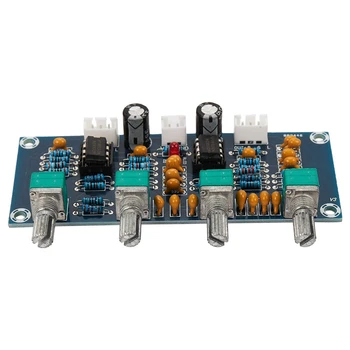 Предусилитель 3X NE5532 Tone Board Предварительный усилитель с регулировкой громкости высоких и низких частот Регулятор тона предварительного усилителя для платы усилителя