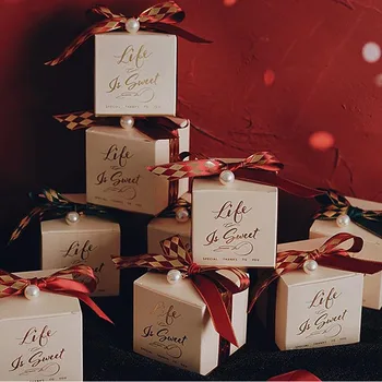 2020 Высококлассная подарочная коробка для упаковки конфет, подарки на День Святого Валентина, Коробки для украшения конфет своими руками, принадлежности для вечеринок