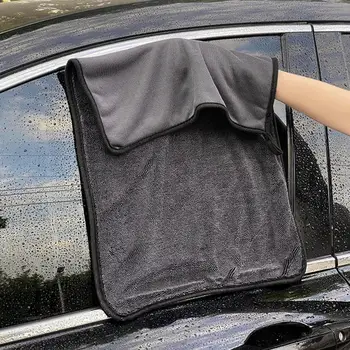 Салфетка для чистки из микрофибры, Ультрапоглощающее полотенце, Зеркальный блеск, защищает краску, не оставляет ворса, полотенце для мытья автомобиля без разводов