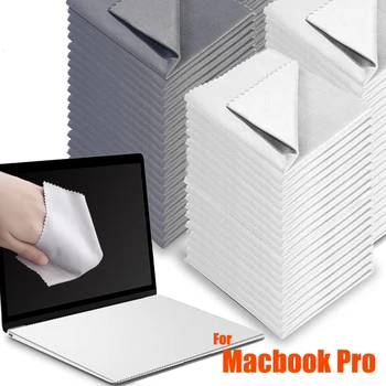 Премиум Защита экрана клавиатуры Салфетка из микрофибры для Macbook Pro 13 15 16 Дюймов Пылезащитный мягкий толстый очиститель ПК