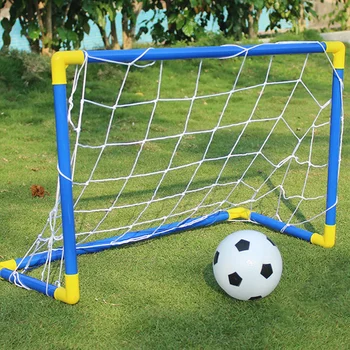 Каркас сетки для детских футбольных ворот, Складные Игрушки для занятий спортом в помещении и на открытом воздухе, пластик