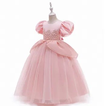 Платья принцессы для девочек для официальных мероприятий, винтажные детские платья, бальное платье для торта для свадебной вечеринки, детский вечерний костюм для детей