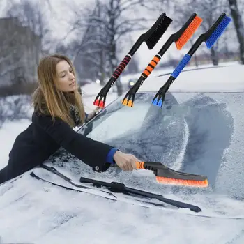 Съемная Зимняя машина Съемный Скребок для чистки автомобиля Лопата для снега Щетка для снега на лобовом стекле автомобиля Автомобильные Аксессуары Скребок для льда
