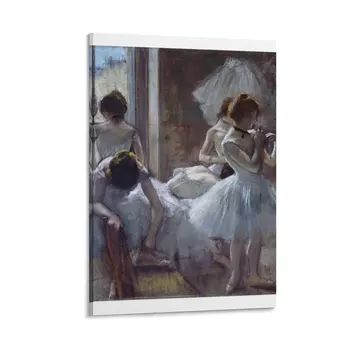 Эдгар Дега - Балетный класс, холст, живопись, картины, украшение стен в комнате, эстетические украшения в спальнях