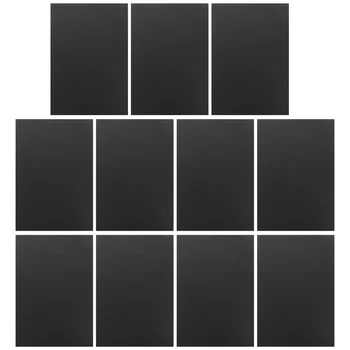 50 листов картона для рисования Плотная бумага для рисования Пустая Черная бумага для поздравительных открыток Бумага для поделок своими руками