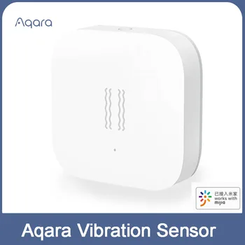 Умный датчик вибрации Aqara, датчик удара ZigBee для домашней безопасности, для Siaomi xiaomi mijia Mi Home App International Edition