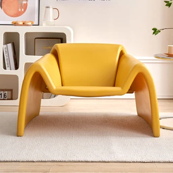 Креативный итальянский диван для гостиной противоположного пола, пластиковый дизайнерский стул для отдыха, стулья для гостиной
