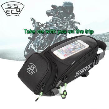 Многофункциональные сумки для мотоциклов SSPEC, магнитная сумка с GPS, сумка для мотокросса, сумка для масла для путешествий, водонепроницаемый дождевик, 5 л