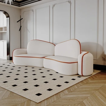 Дизайнерские Технологичные диваны для гостиной Современные романтические нордические Угловые Диваны для гостиной Диван Moveis Мебель для дома YX50LS