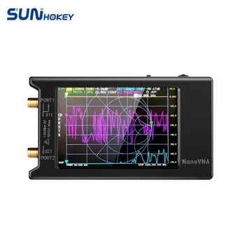 Анализатор векторных сетевых антенн Spectrum Anslyzer -H4 10 кГц-1,5 ГГц MF HF VHF UHF Антенный Тюнер Nano Vna -H
