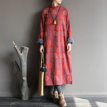 Традиционная китайская одежда для женщин больших размеров Современное китайское восточное платье Чонсам Ципао Традиционное азиатское платье FF2530
