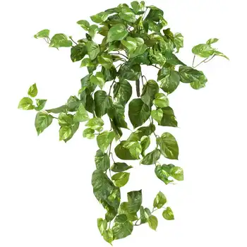 Искусственное растение Pothos в виде Свисающего куста, Набор из 3 штук