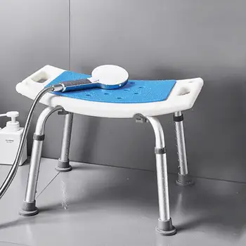 Кресло для ванны переносное с мягкой обивкой для табурета для инвалидов в ванной, подушка для стула для ванны, коврик для душа, противоскользящая подушка для сиденья, складывающаяся