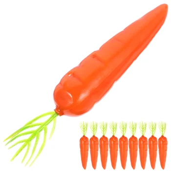 25шт Имитация Моркови Реалистичные Поддельные Модели Овощей И Моркови Для Мини-Вилл