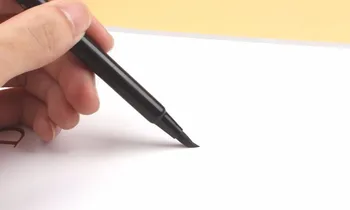 Ручка для каллиграфии Pentel с мягким наконечником Черная Япония XSF15